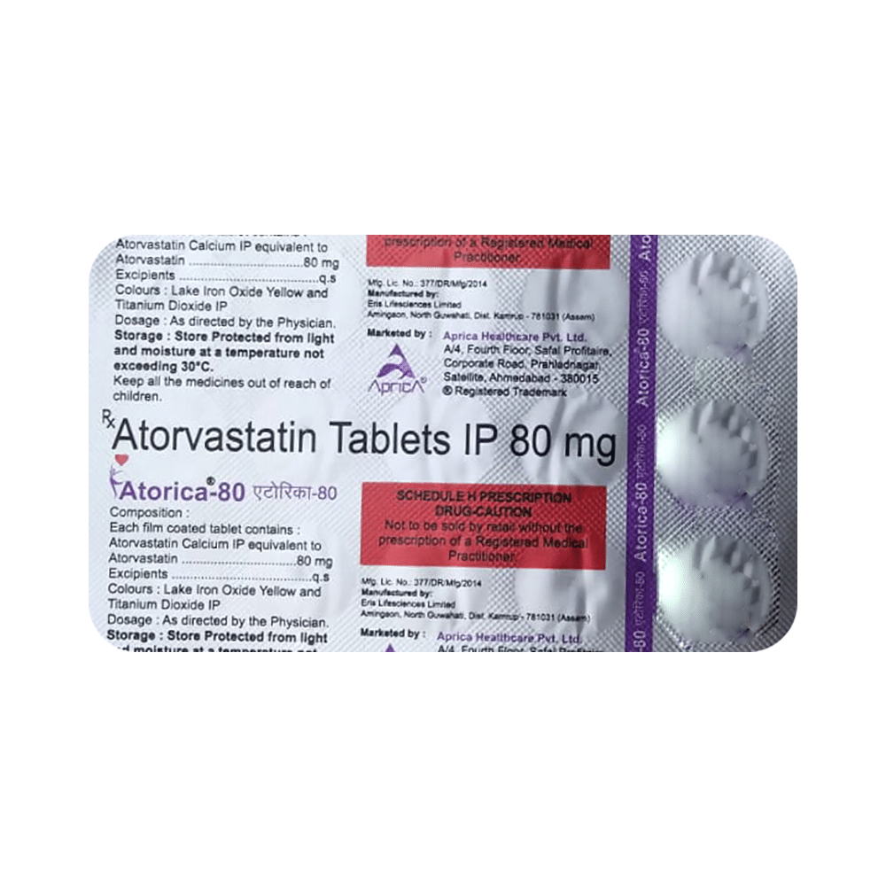 Atorica 80mg Tablet - Image 1