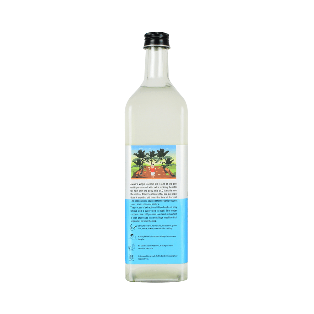 Jivika Naturals Premium Cold Pressed Virgin Coconut Oil - Image 2