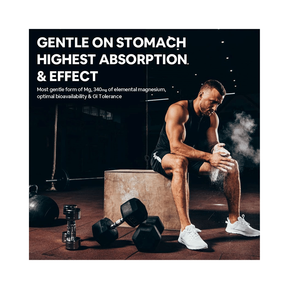 Carbamide Forte Chelated Magnesium Glycinate 2000mg for Muscle Recovery & Sleep Support | Tablet - Image 5