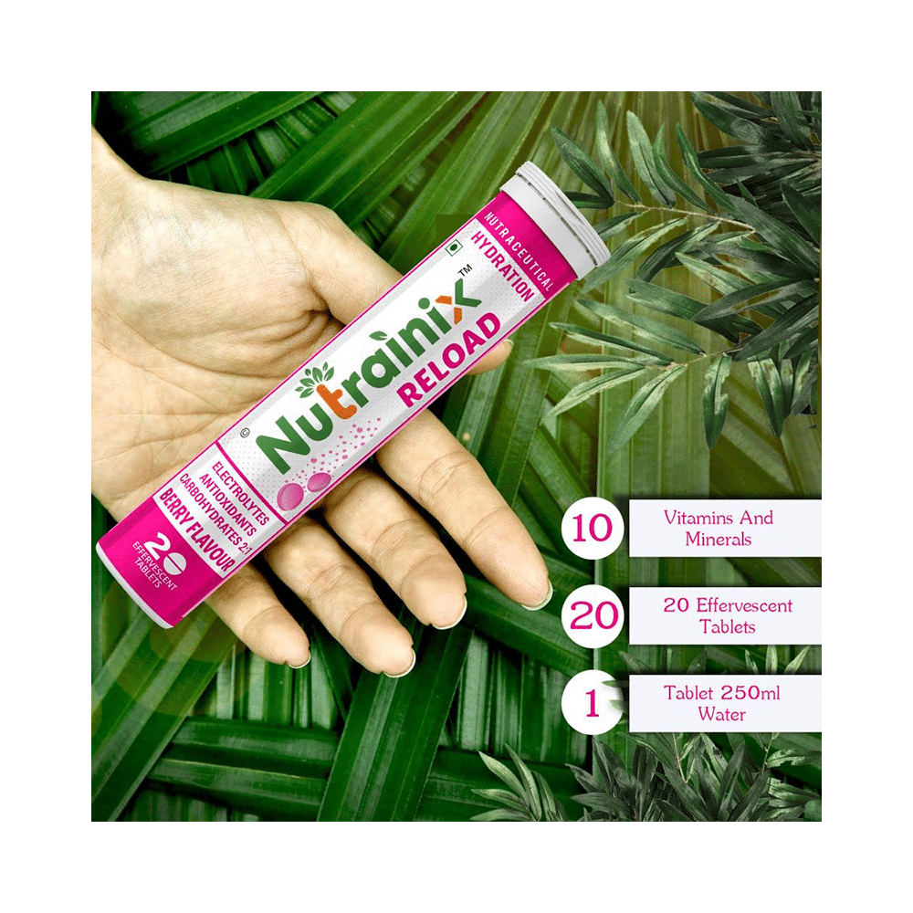 Nutrainix Reload Effervescent Tablet (20 Each) Berry - Image 2