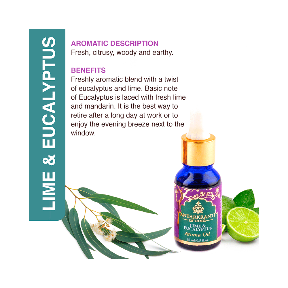 Antarkranti Aroma Lime & Eucalyptus Oil - Image 3