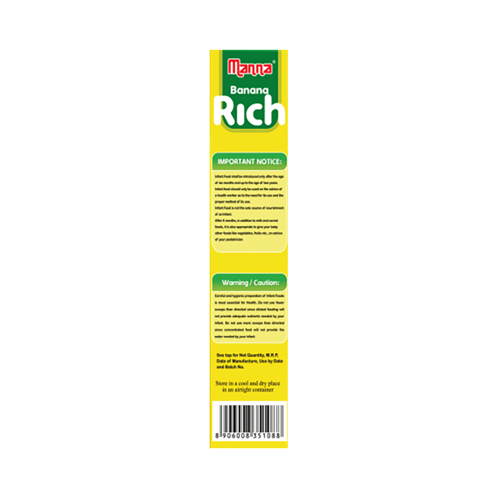 Manna Banana Rich Baby Food with Sprouted Grains 6+ Months - Image 6