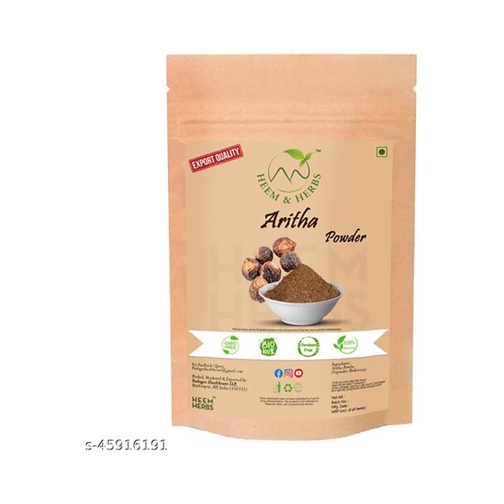 Heem & Herbs Aritha Powder (100gm Each) - Image 1