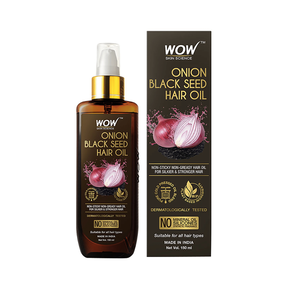 WOW Skin Science Onion Black Seed Hair Oil | For Hair Growth - Image 3