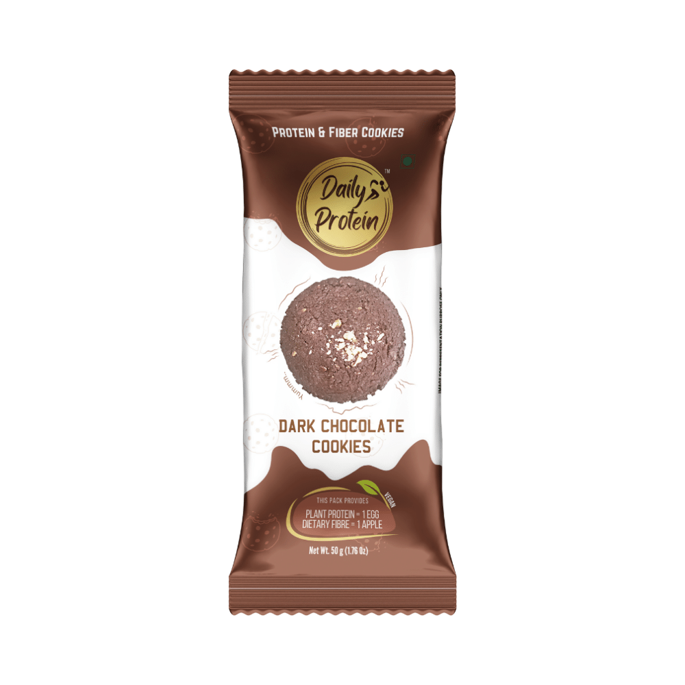 NutriSnacksBox Daily Protein Cookies (50gm Each) Dark Chocolate - Image 2