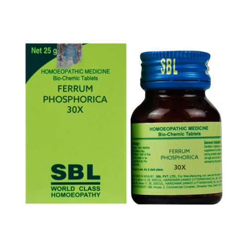 SBL Ferrum Phosphoricum Biochemic Tablet 30X - Image 1
