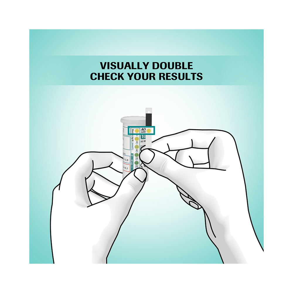 Accu-Chek Combo Pack of Active 50 Test Strip & 2 Pack of Softclix Lancet (25 Each) - Image 3