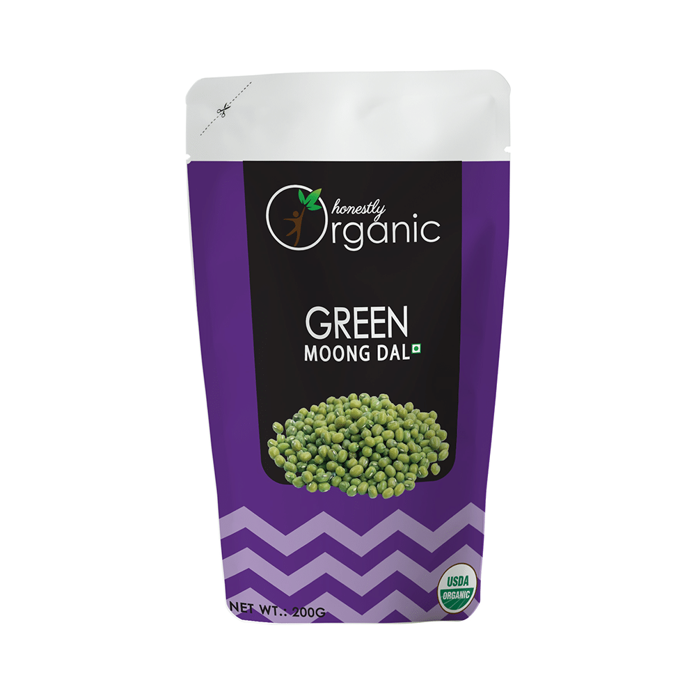 Honestly Organic Green Moong Dal (200gm Each) - Image 1