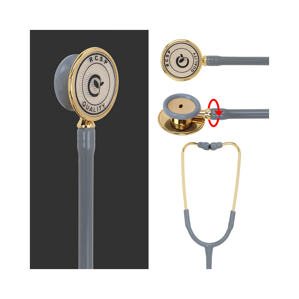RCSP Stethoscope Gold Grey - Image 3