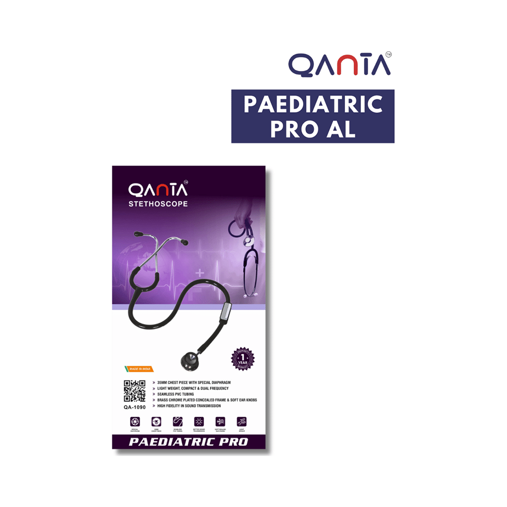 Qanta QA-1090 Paediatric Pro AL Pediatric Stethoscope With Aluminium Anodized Chest Piece Blue - Image 5