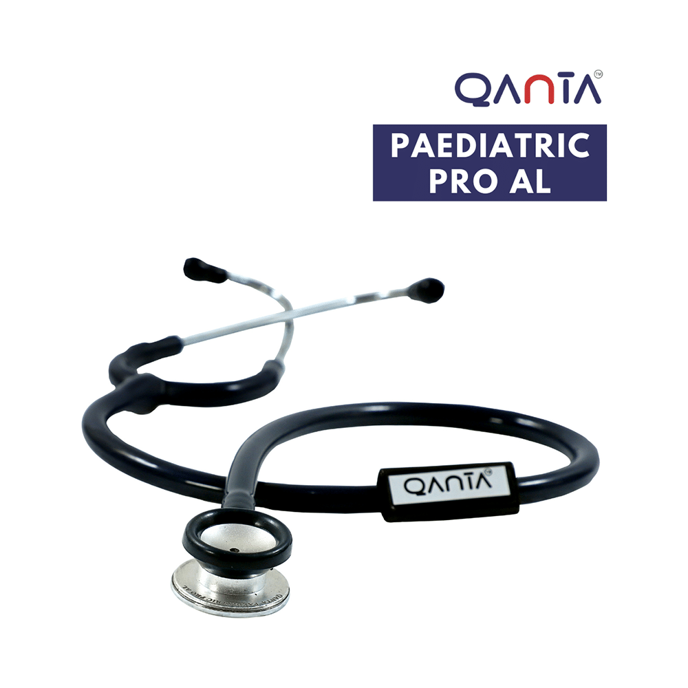Qanta QA-1090 Paediatric Pro AL Pediatric Stethoscope With Aluminium Anodized Chest Piece Blue - Image 2