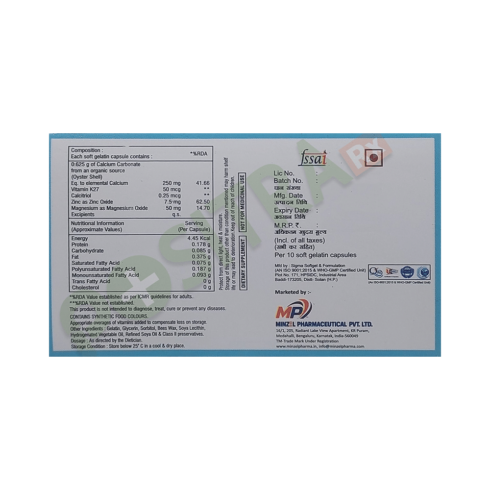 Minzel-K2 Softgel Capsule - Image 2