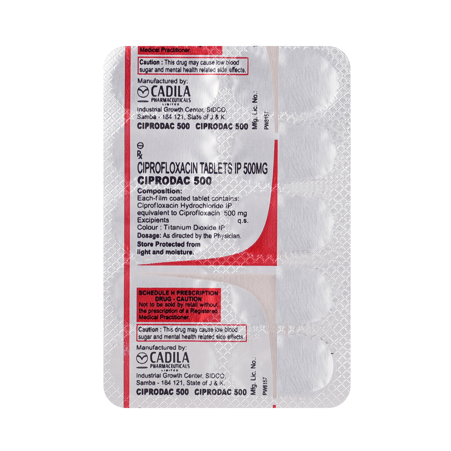 Ciprodac 500 Tablet - Image 3