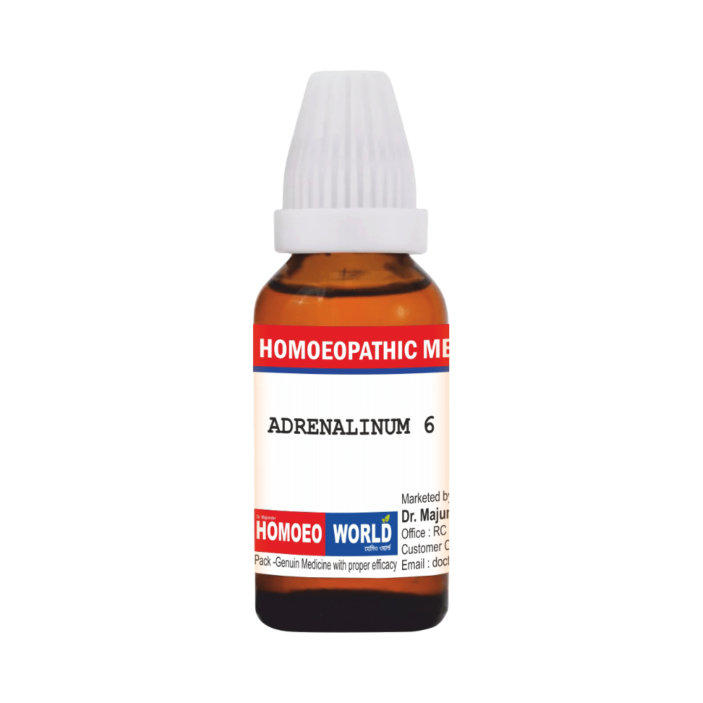 Dr. Majumder Homeo World Adrenalinum Dilution (30ml Each) 6 - Image 1