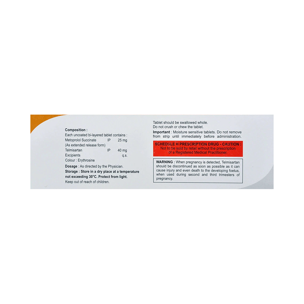 Inditel MX 40 mg/25 mg Tablet - Image 2