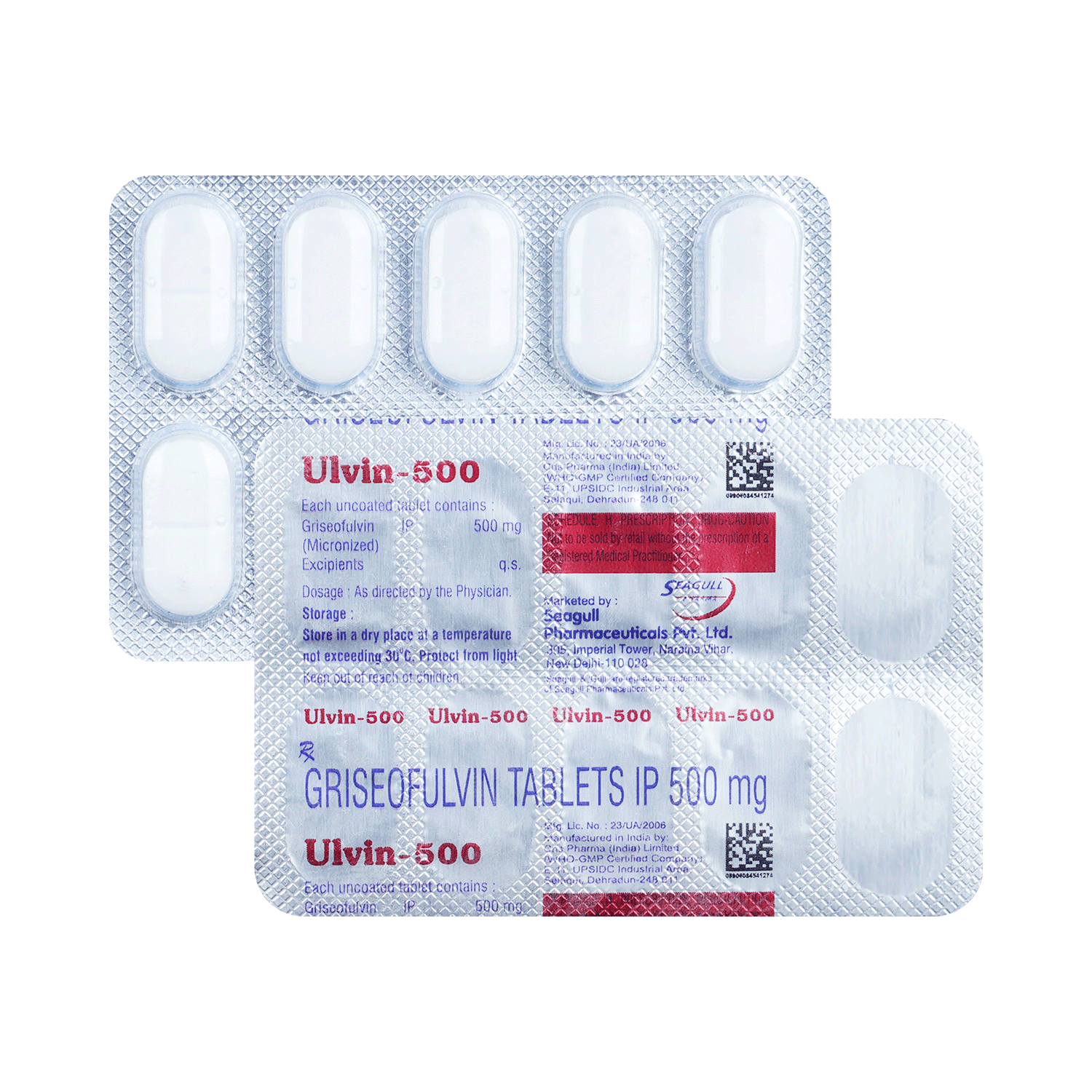 Ulvin 500 Tablet - Image 1