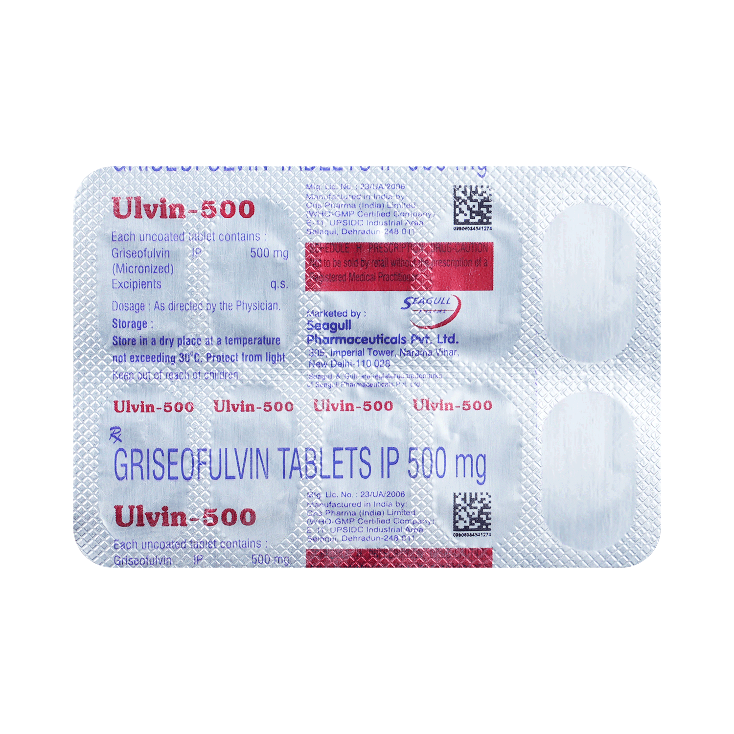 Ulvin 500 Tablet - Image 3