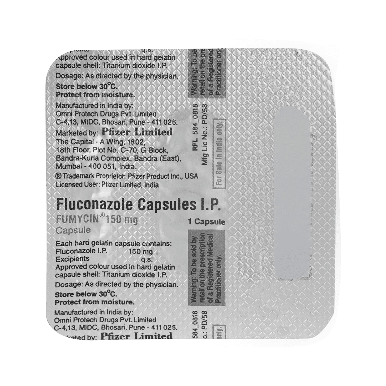 Fumycin 150mg Capsule - Image 3