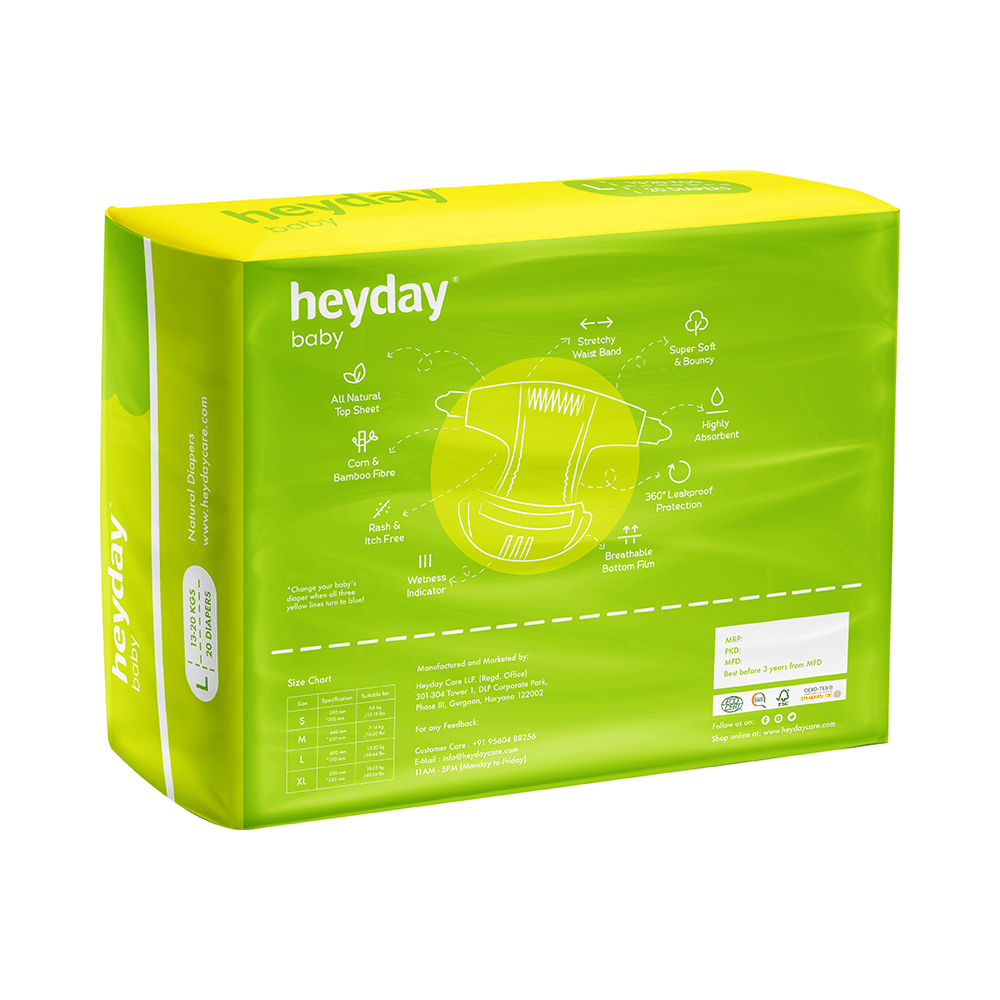 Heyday Natural Baby Diaper Large - Image 2