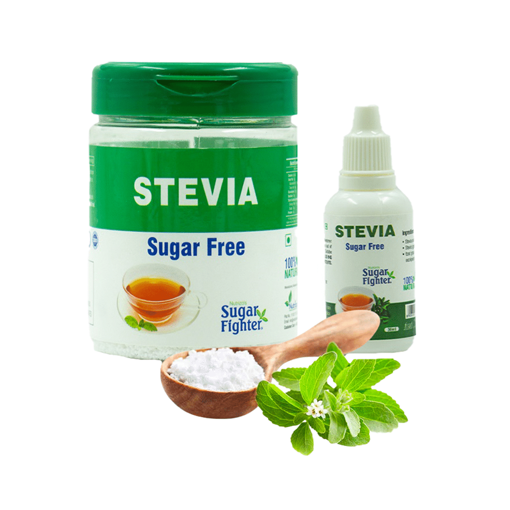 Sugar Fighter Stevia Sugar Free Pack With Liquid Sweetener 30ml Free - Image 8