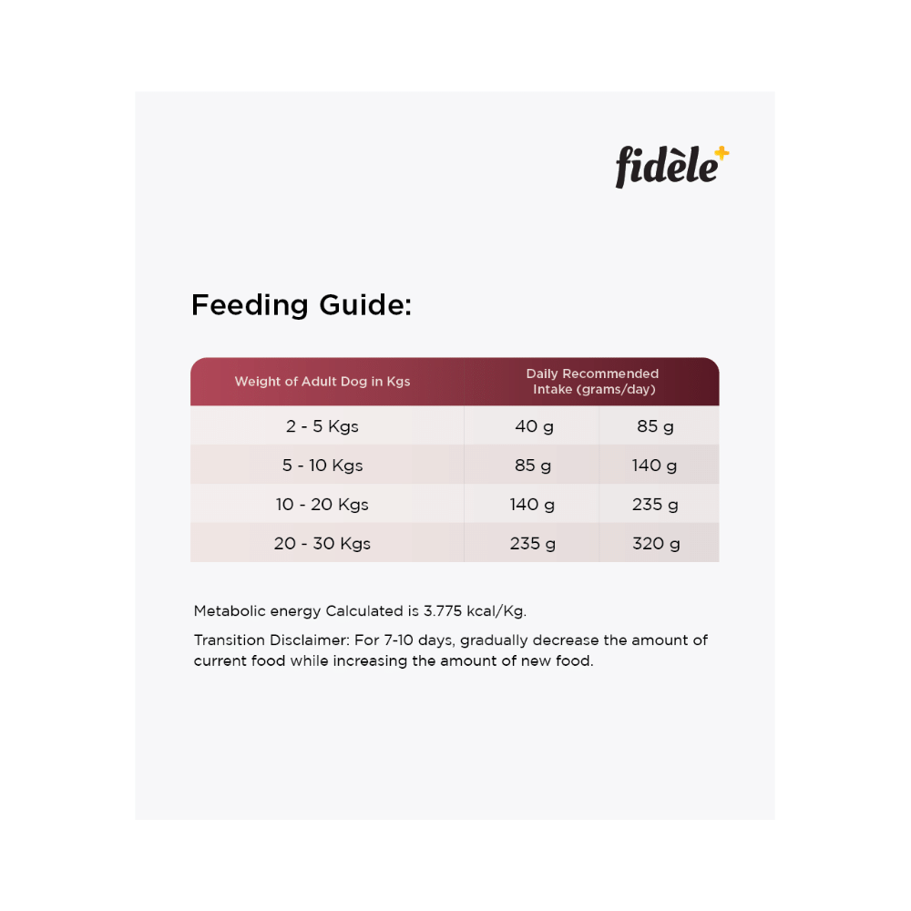 Fidele Plus Light & Senior Adult Dry Dog Food - Image 8