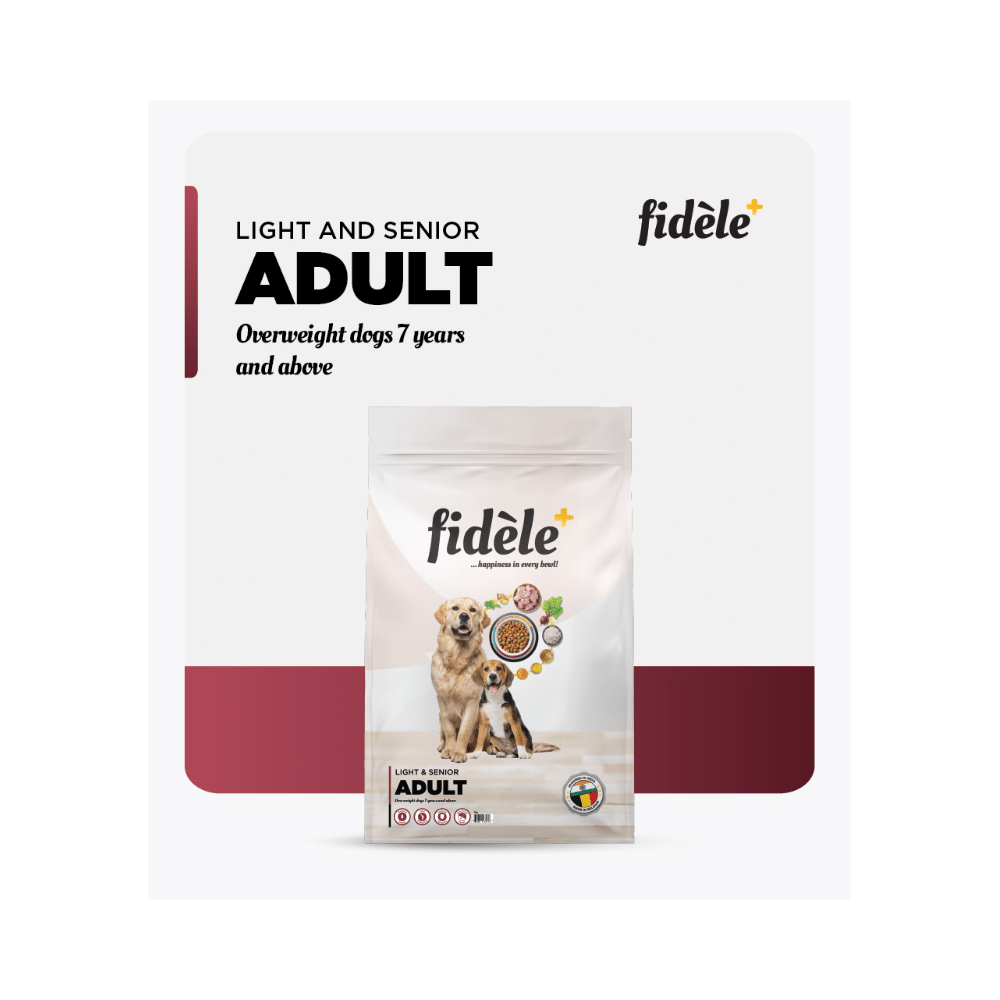 Fidele Plus Light & Senior Adult Dry Dog Food - Image 5