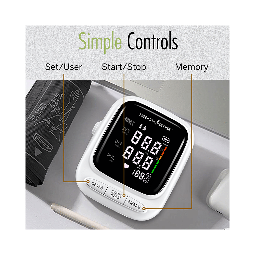 HealthSense BP144 Heart-Mate Digital BP Monitor - Image 2