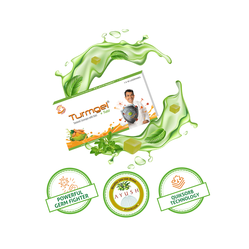 Turmgel Turmeric Lozenges (10 Each) with Tulsi - Image 2