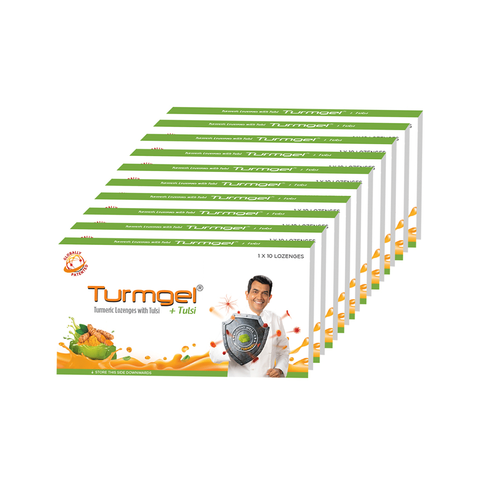 Turmgel Turmeric Lozenges (10 Each) with Tulsi - Image 1