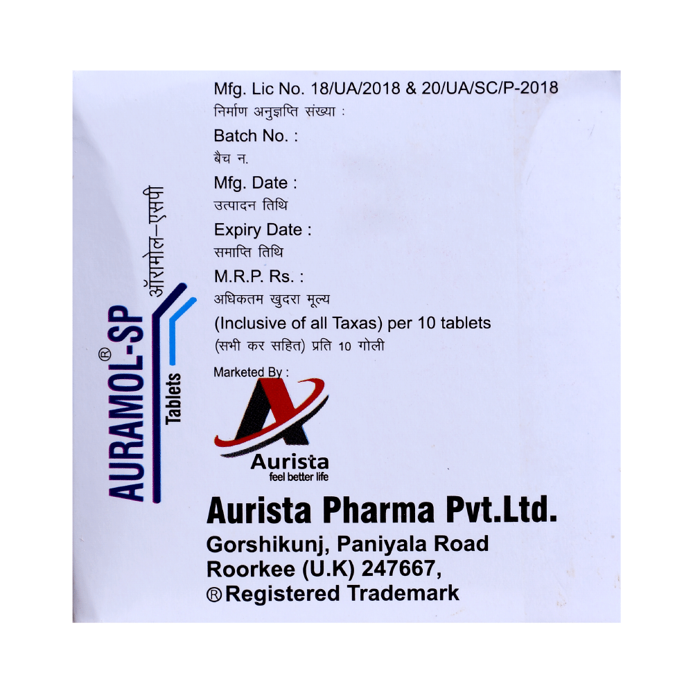 Auramol-SP Tablet - Image 3