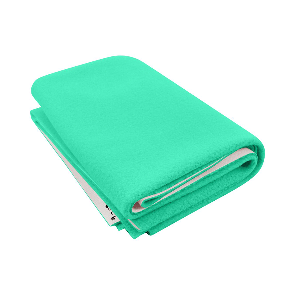 Polka Tots Waterproof & Reusable Dry Mat Bed Protector for New Born Baby Sheet Medium Mint - Image 1