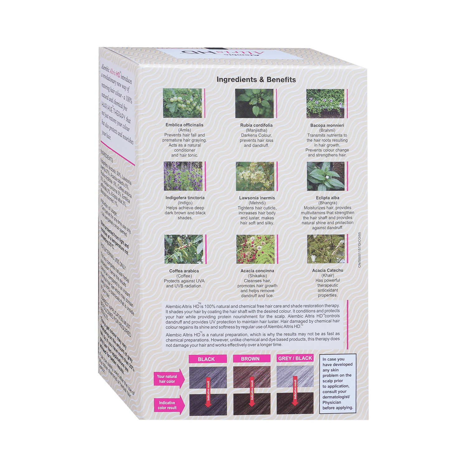 Altris HD Hair Hue Therapy | No PPD, No Ammonia & No Peroxide | Colour Dark Brown - Image 4