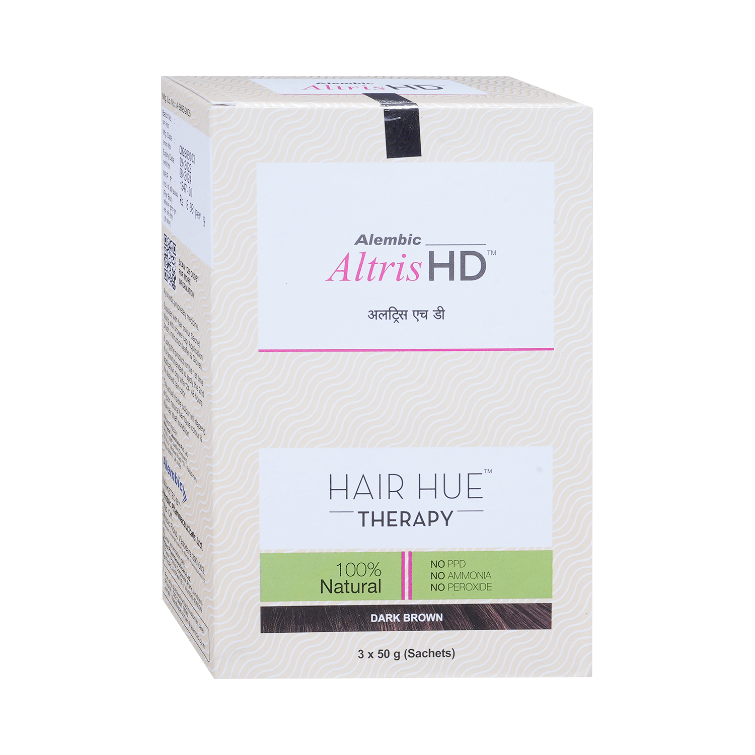 Altris HD Hair Hue Therapy | No PPD, No Ammonia & No Peroxide | Colour Dark Brown - Image 2