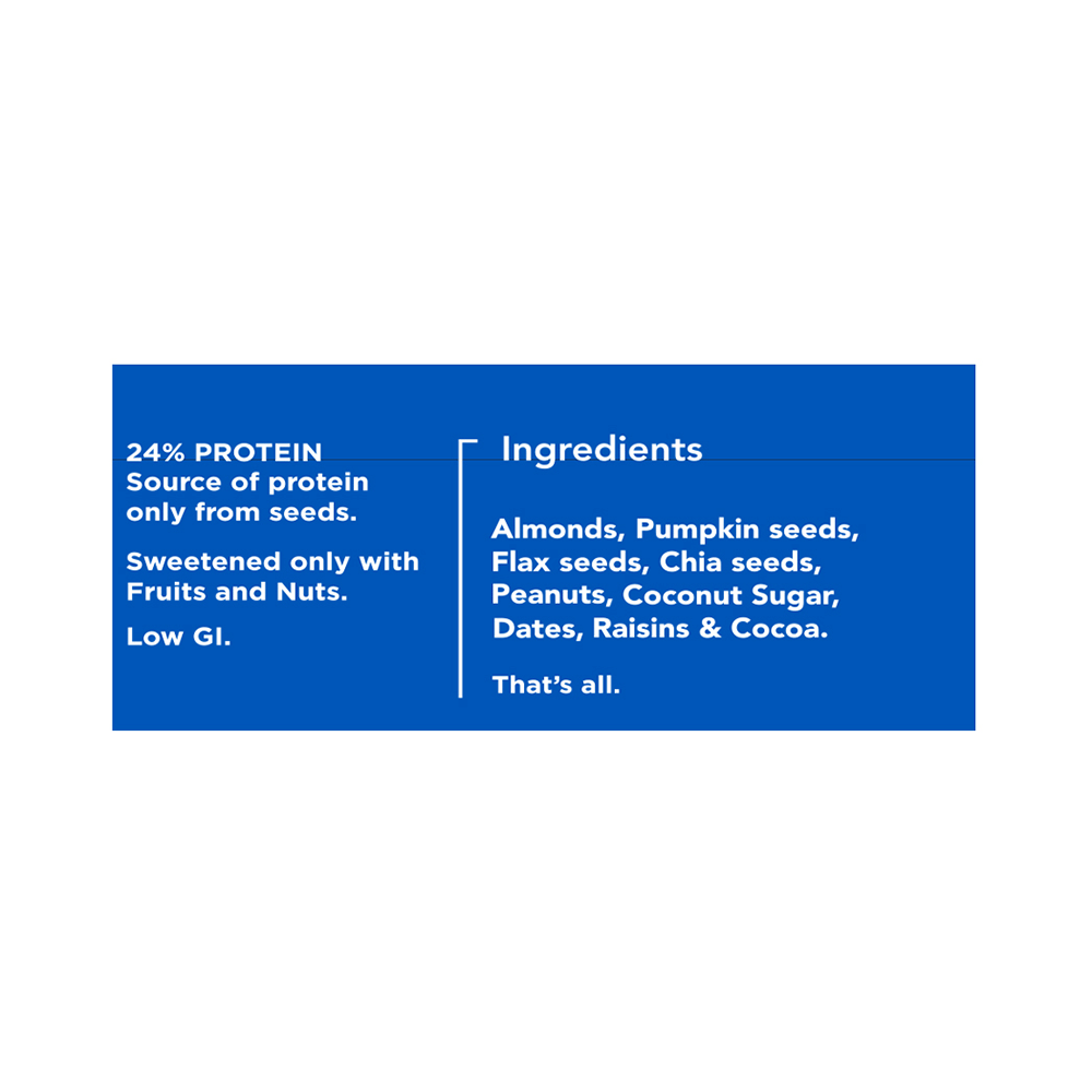 Flat Tummies Protein Bar (35gm Each) Cocoa - Image 3