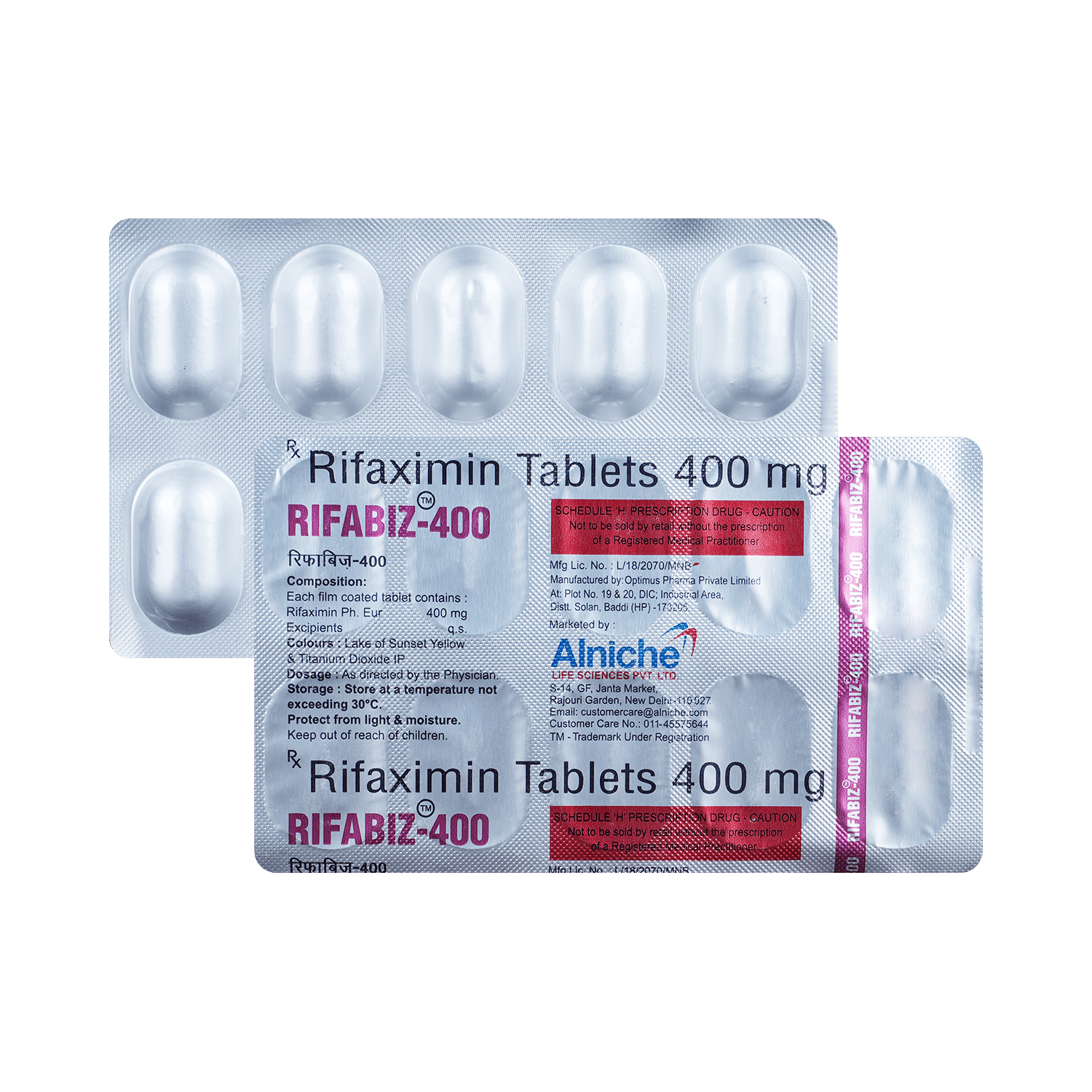 Rifabiz 400mg Tablet - Image 1