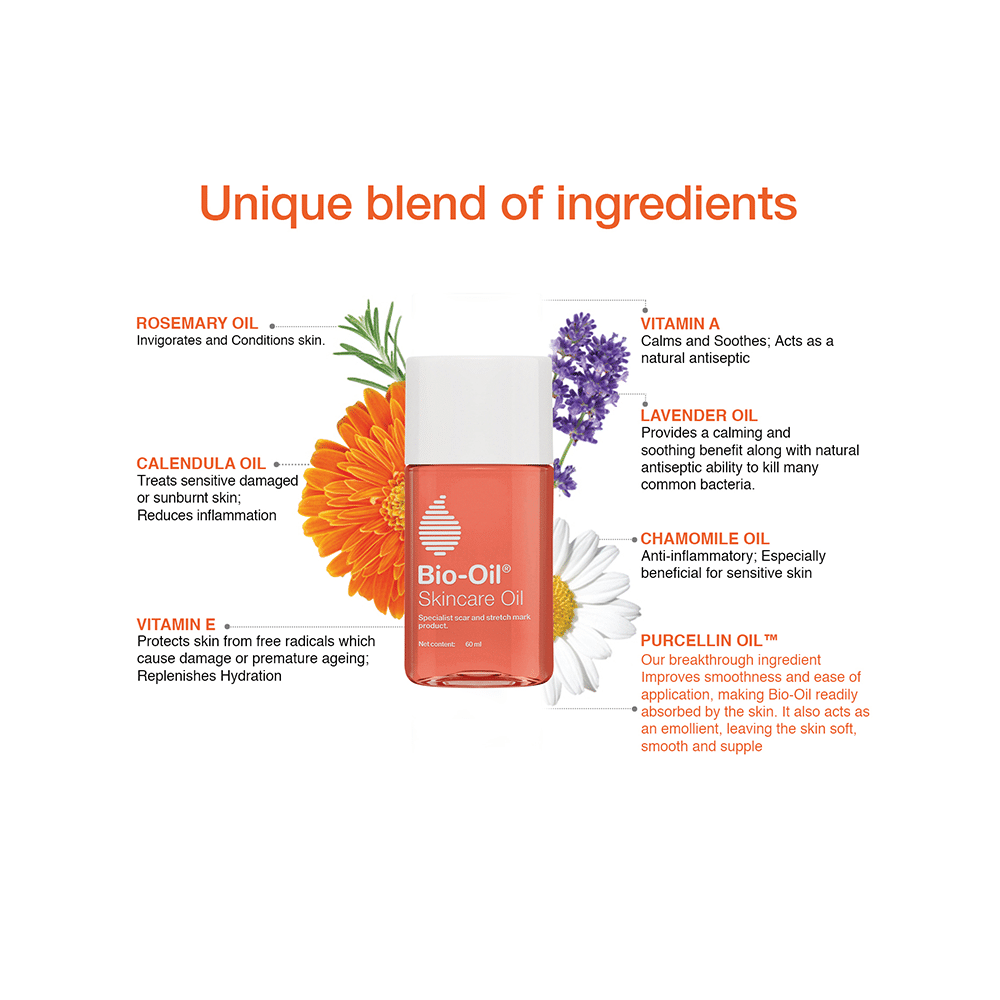 Bio-Oil Combo Pack of Skincare Oil 200ml & Skincare Oil 60ml - Image 3
