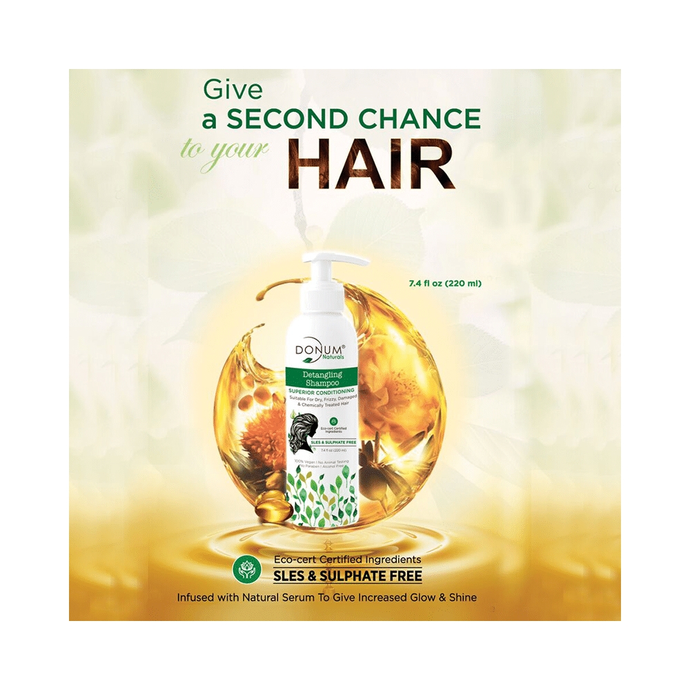 Donum Naturals Combo Pack of Detangling Shampoo and Radiant Cream - Image 8