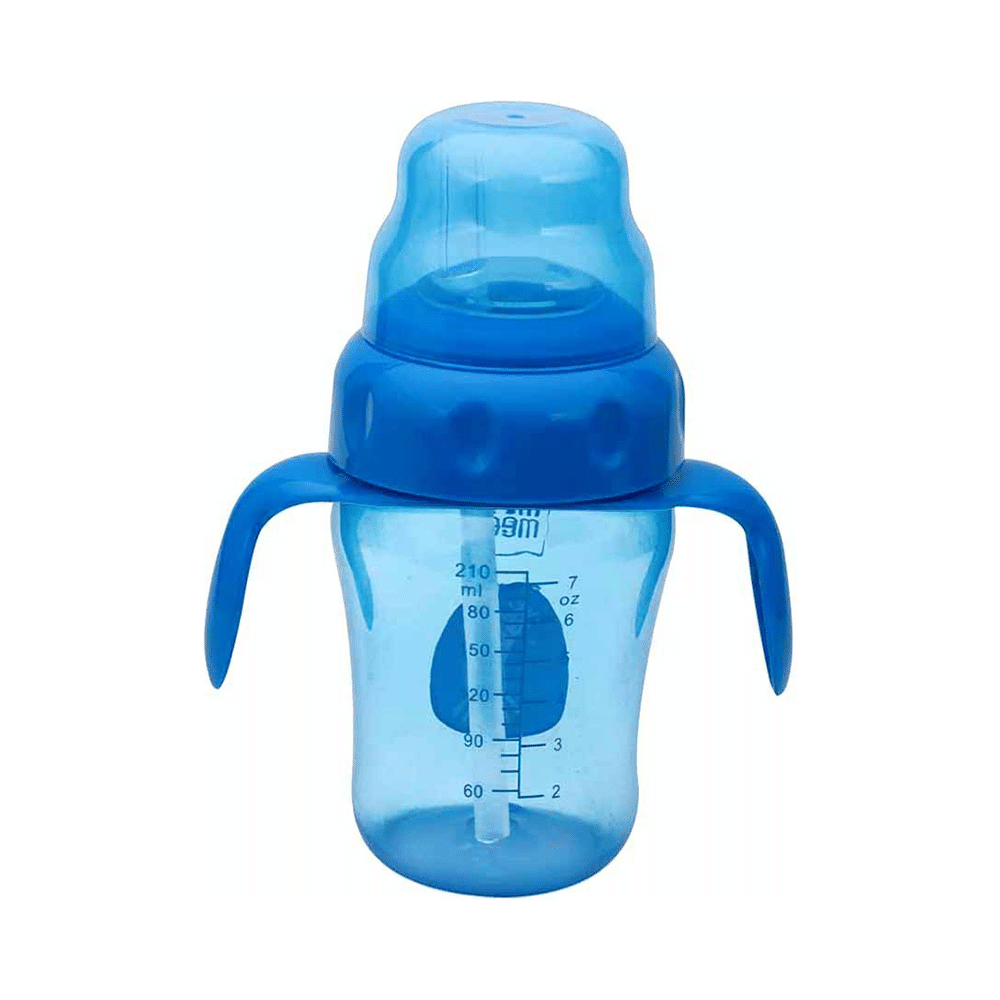 Mee Mee 2 in 1 Spout and Straw Sipper Cup Blue - Image 3