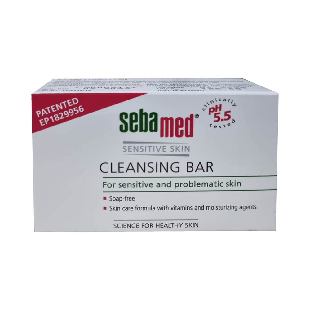 Sebamed Cleansing Bar with Vitamins for Sensitive Skin | Soap Free - Image 2