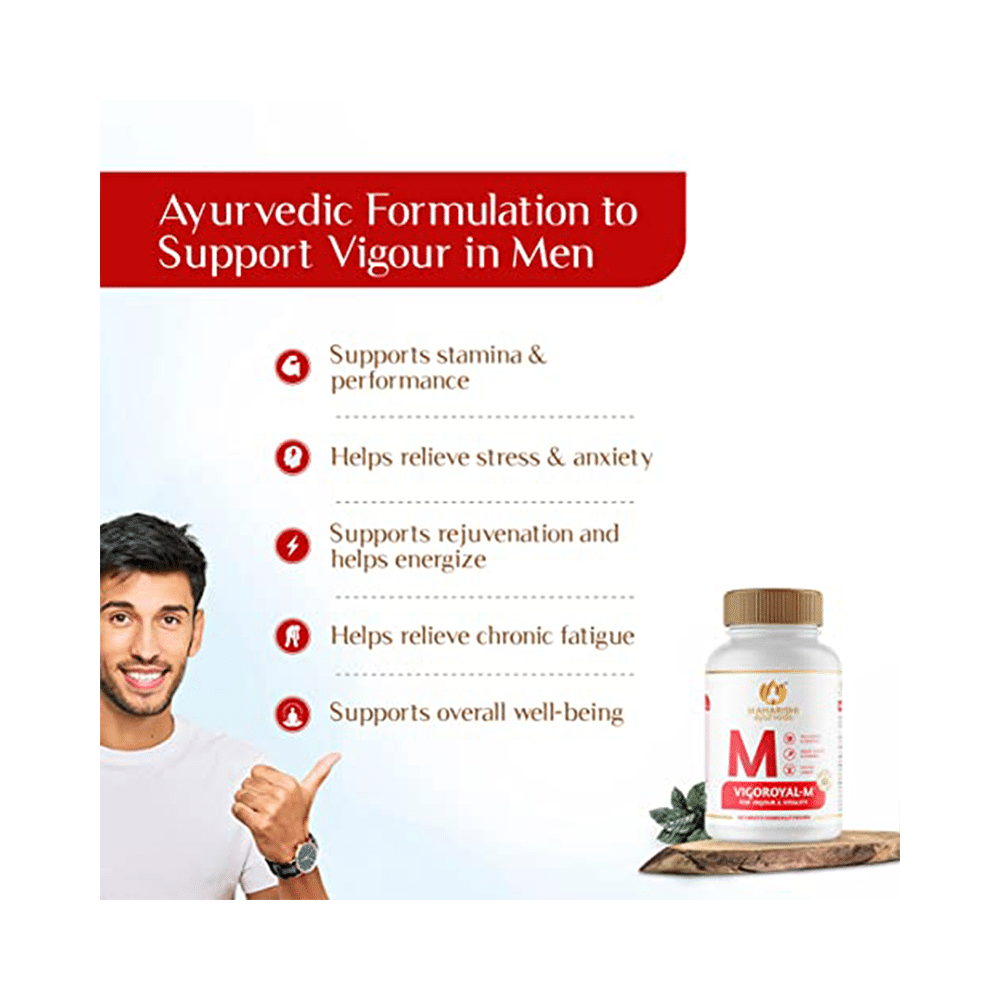 Maharishi Ayurveda Vigoroyal-M Tablet | For Vigour & Vitality - Image 5