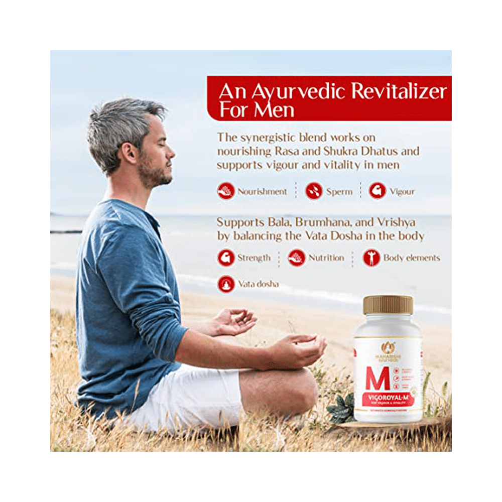 Maharishi Ayurveda Vigoroyal-M Tablet | For Vigour & Vitality - Image 7