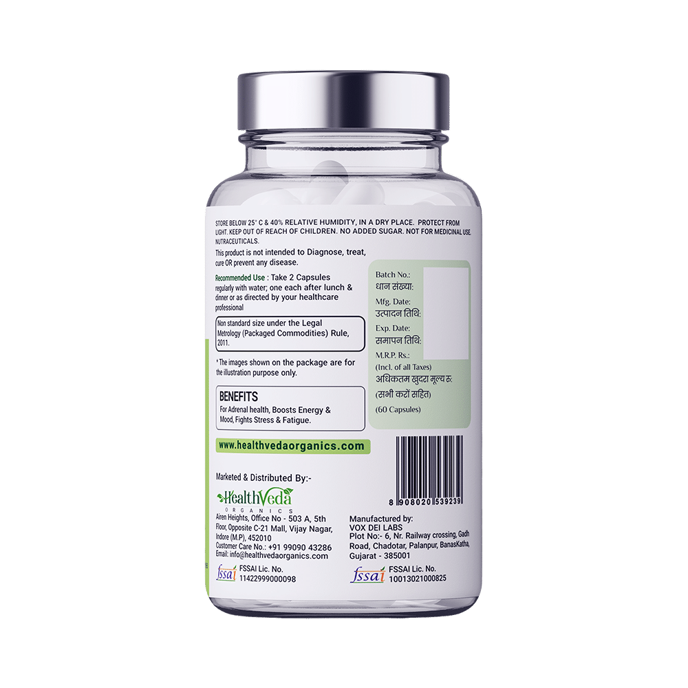 Health Veda Organics Extreme Happiness Veg Capsules - Image 9