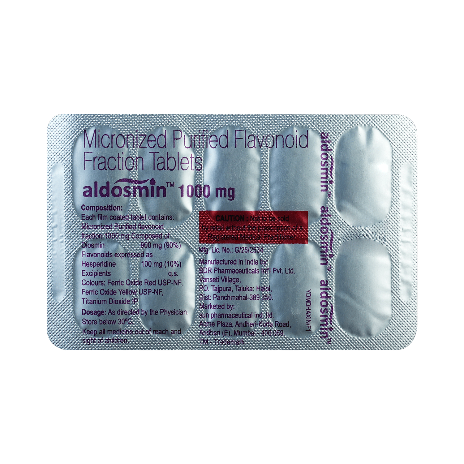 Aldosmin 1000mg Tablet - Image 5