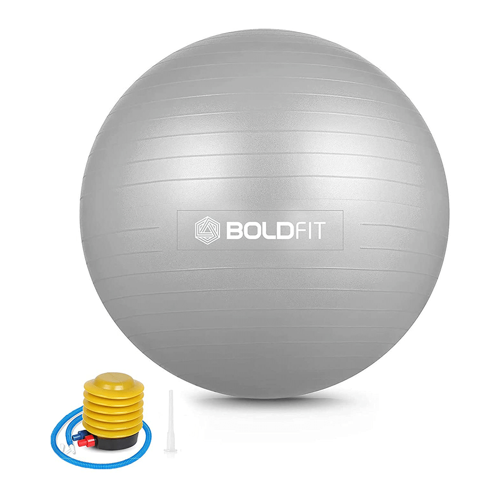 Boldfit Gym Ball 65cm Grey - Image 9
