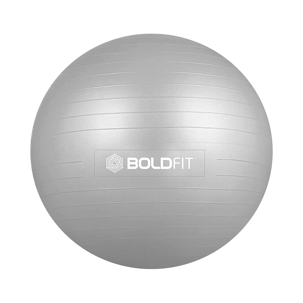 Boldfit Gym Ball 65cm Grey - Image 1