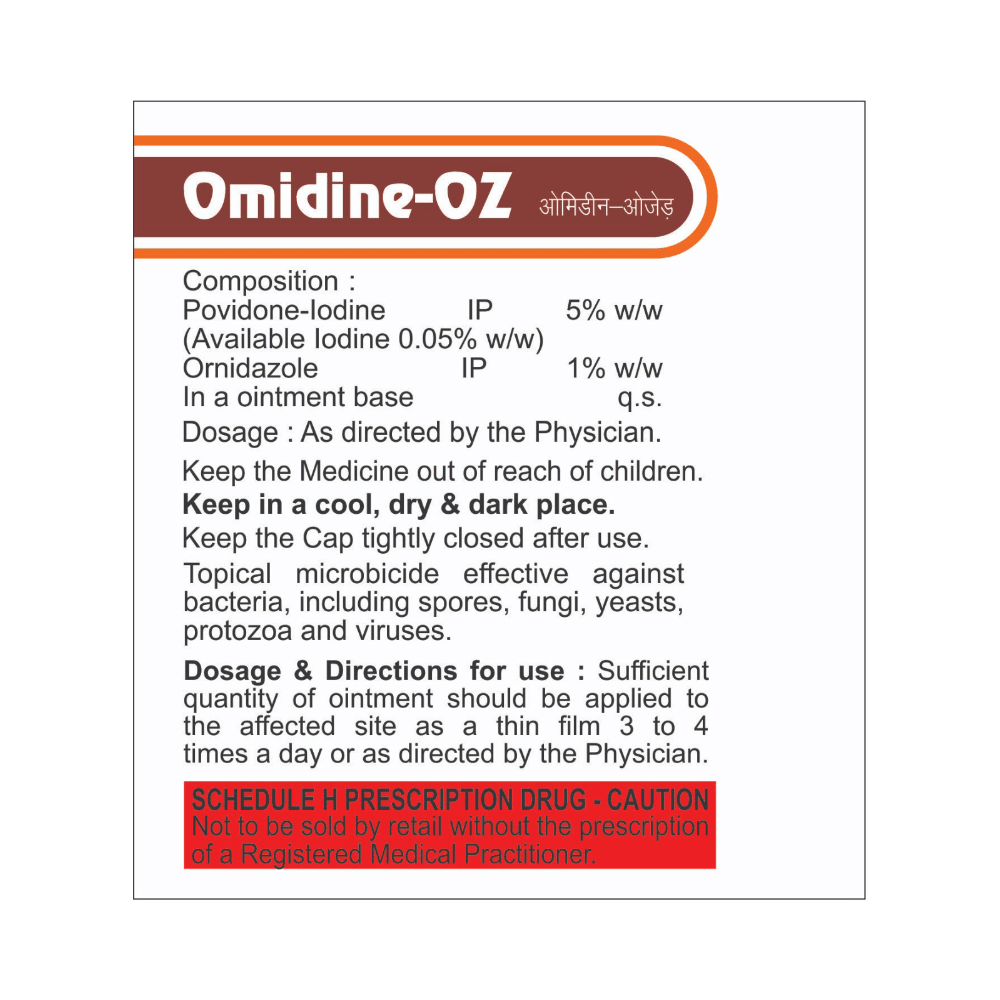 Omidine-OZ Ointment - Image 2