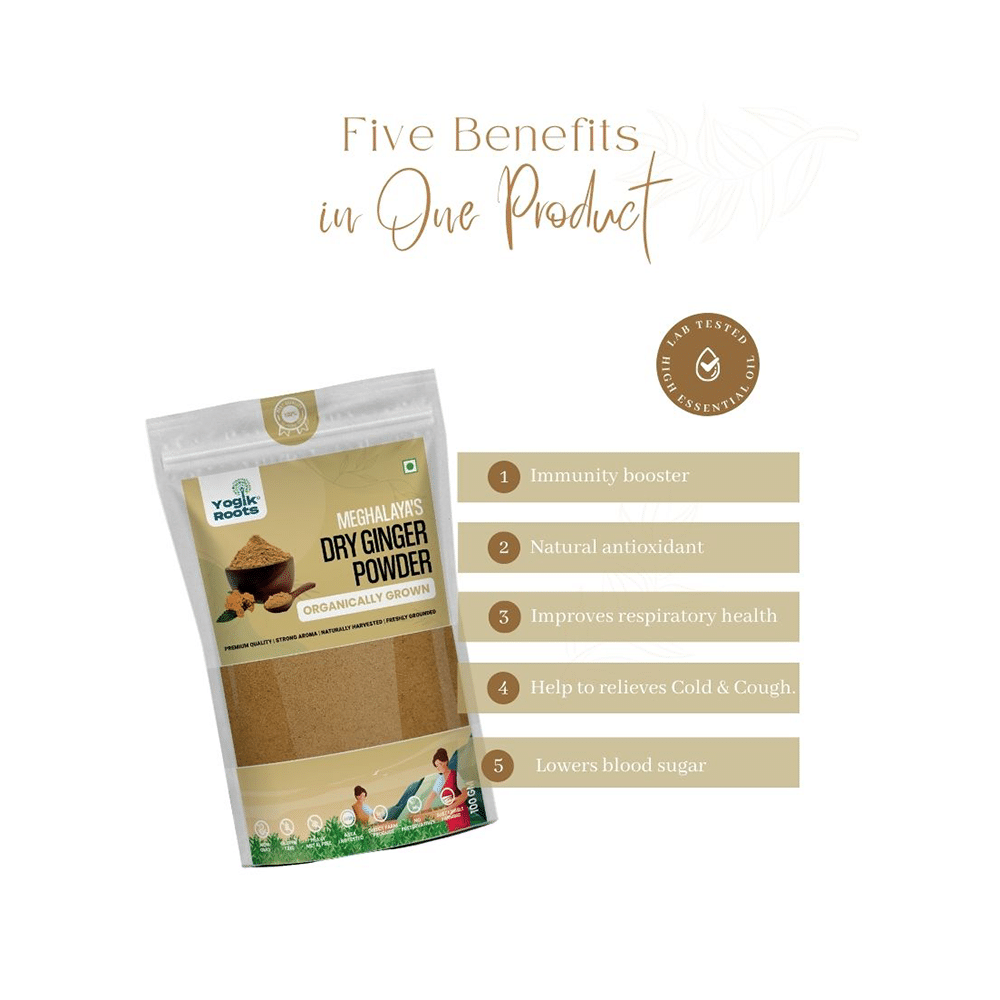 Yogik Roots Meghalaya's Dry Ginger Powder - Image 4