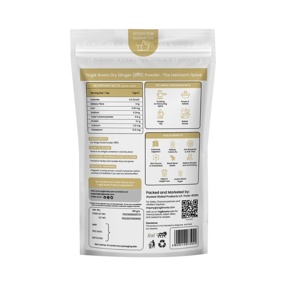 Yogik Roots Meghalaya's Dry Ginger Powder - Image 2