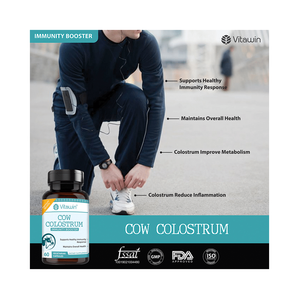 Vitawin Cow Colostrum Vegetarian Capsule - Image 5