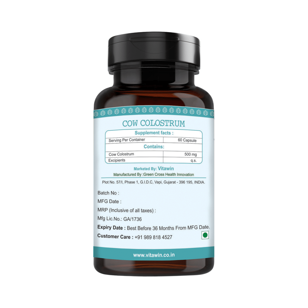 Vitawin Cow Colostrum Vegetarian Capsule - Image 3